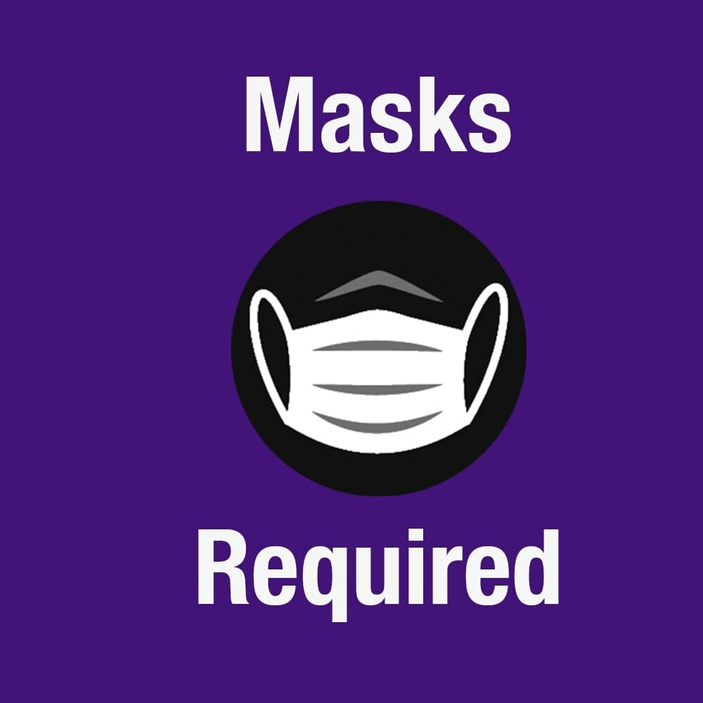Masks Required square - Braswell Arts Center
