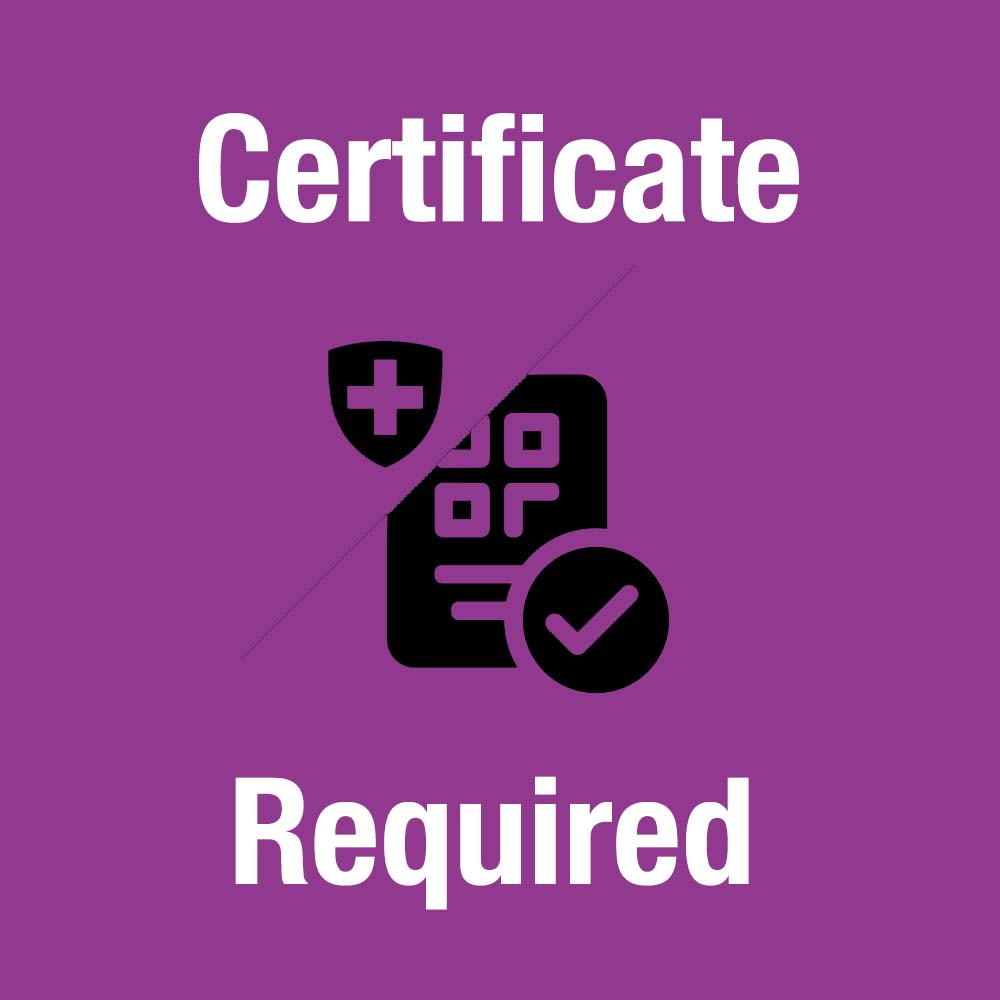 certificate required