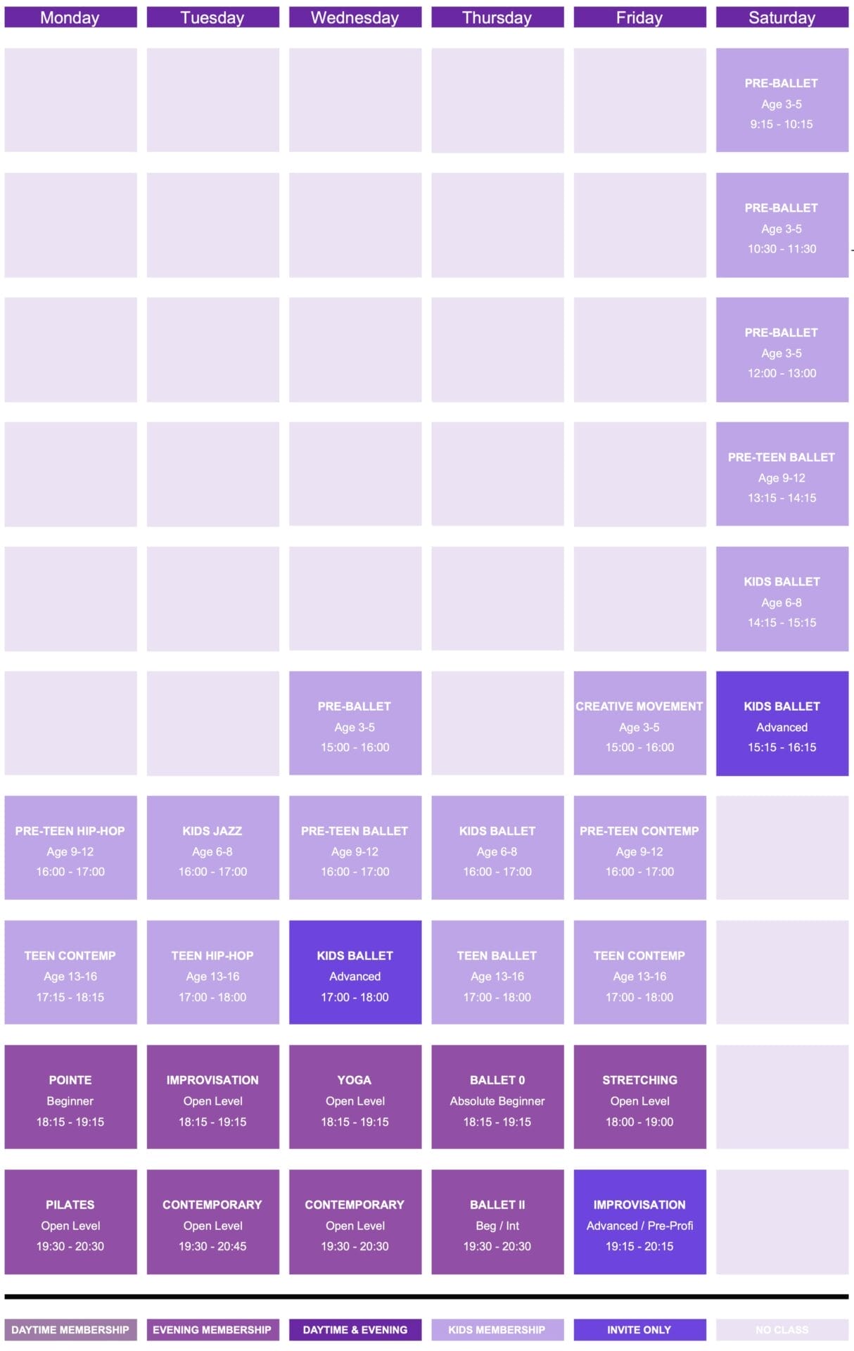 bac august 2025 schedule 2 print adult web schedule